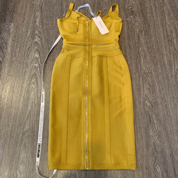 House of CB Belice Dress in Ginger - Picture 6 of 7